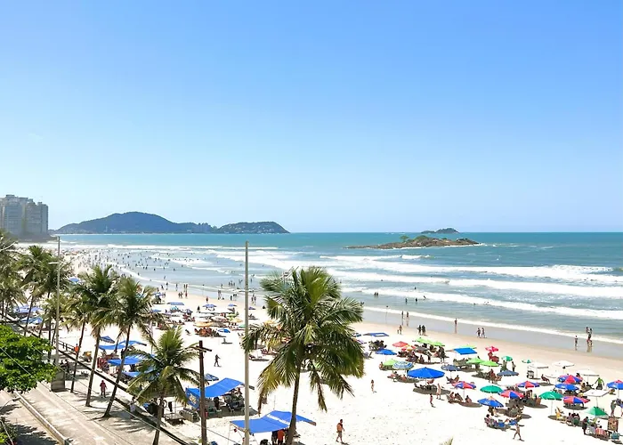 Apartamento Frente Ao Mar Na Praia Das Pitangueiras - Ar Condicionado - 6 Pessoas Guarujá